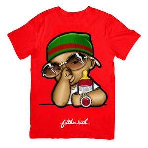 Men's Red "Thumb Baby" T-Shirt